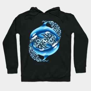 Orca Totem Animal Hoodie